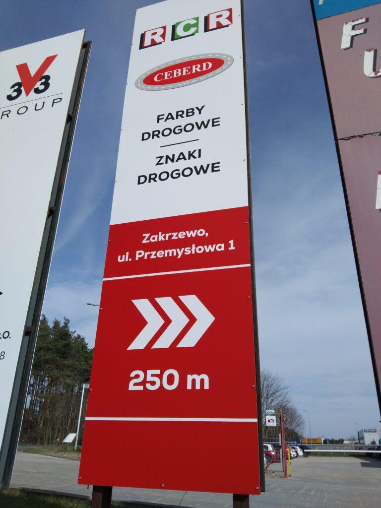 tablica reklamowa dibond